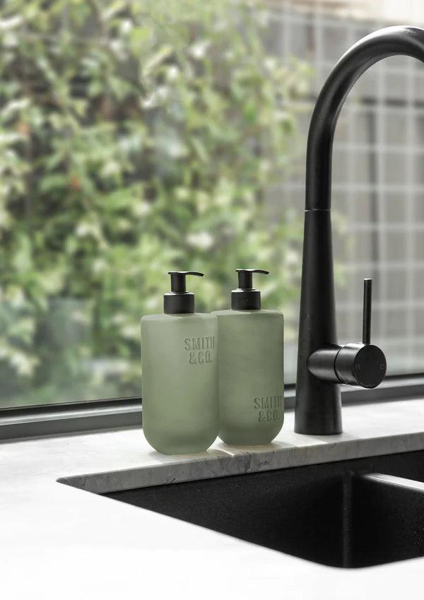 Hand & Body Wash Glass Bottle Amber & Free Tekk