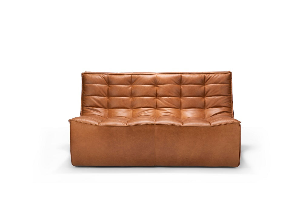 
            N701 sofa - 2 sæta - old saddle leður