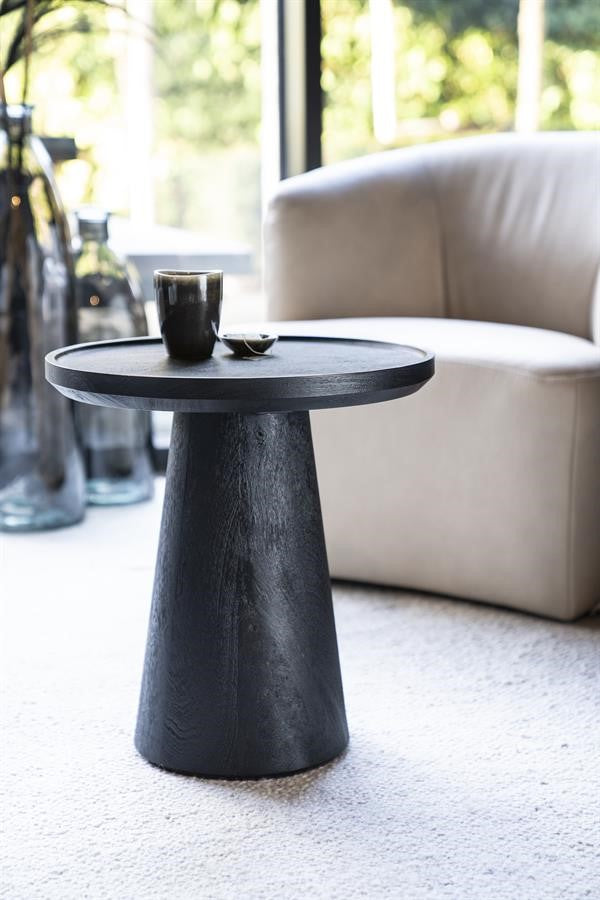 
            Side table Ron 46x49 - black