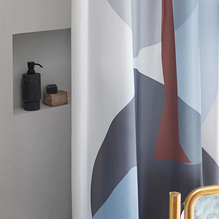 
            GALLERY shower curtain 150x200 light grey