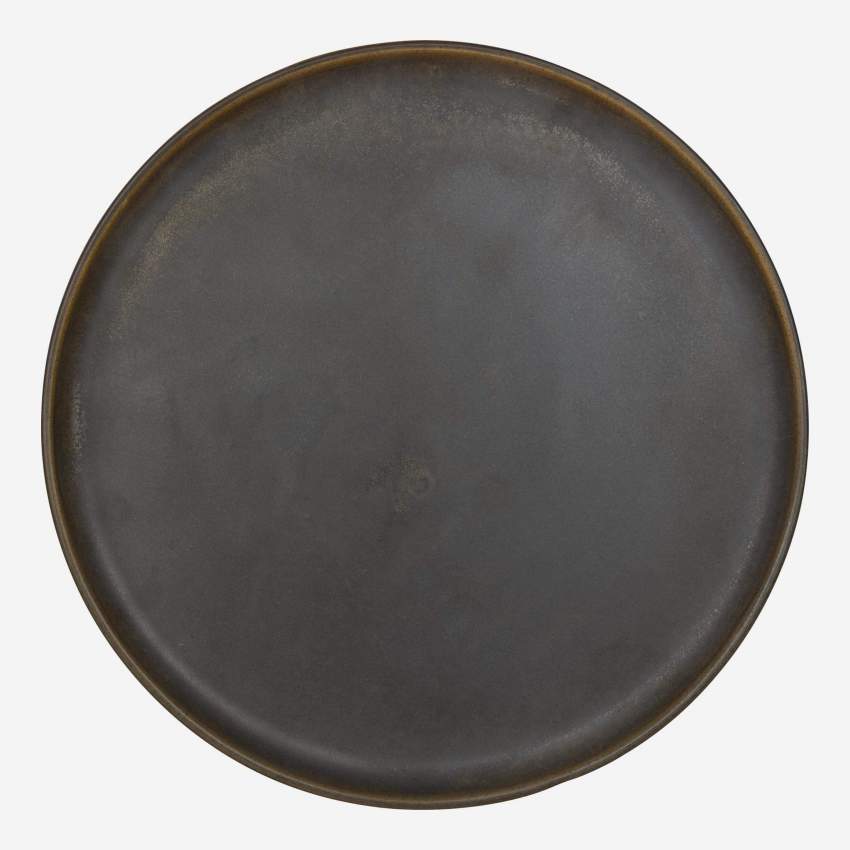 
            PATIENCE/STONEW DINER PLATE BROWN 27.5CM