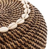 Colonial Peek-A-Boo Basket - Natural Brown - S