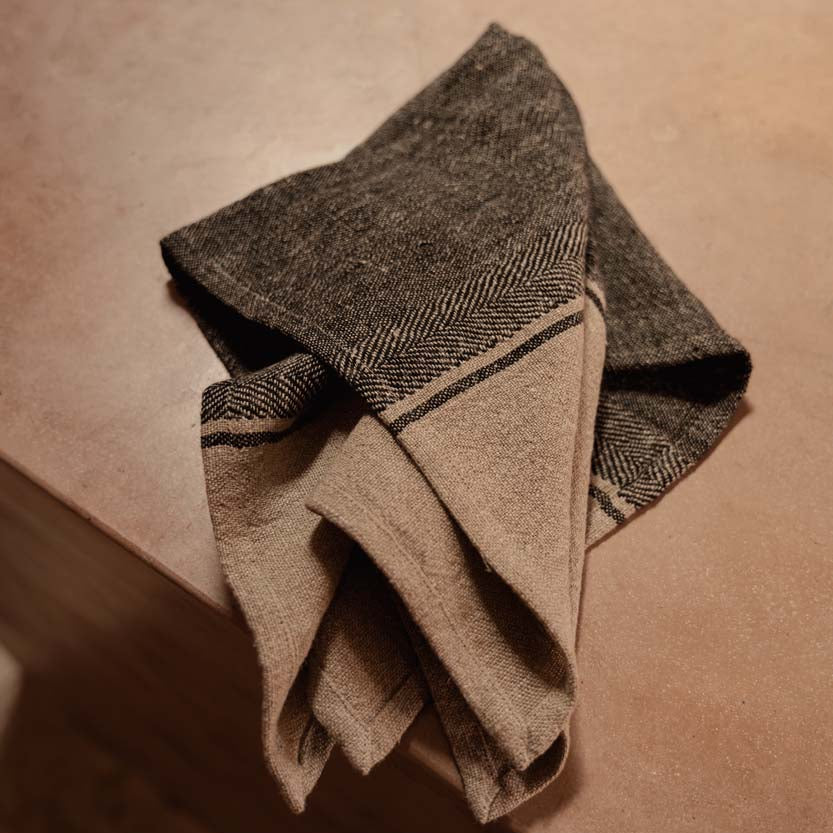 Linen dash viskastykki 50x70