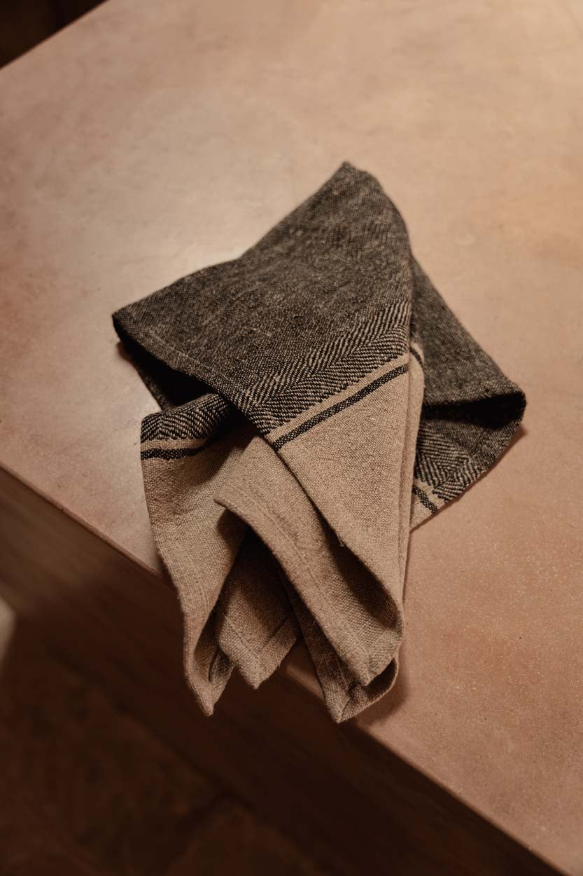 Linen dash viskastykki 50x70