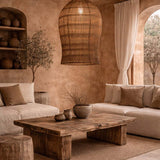 Woven Bell Pendant - Dark Walnut - Xl