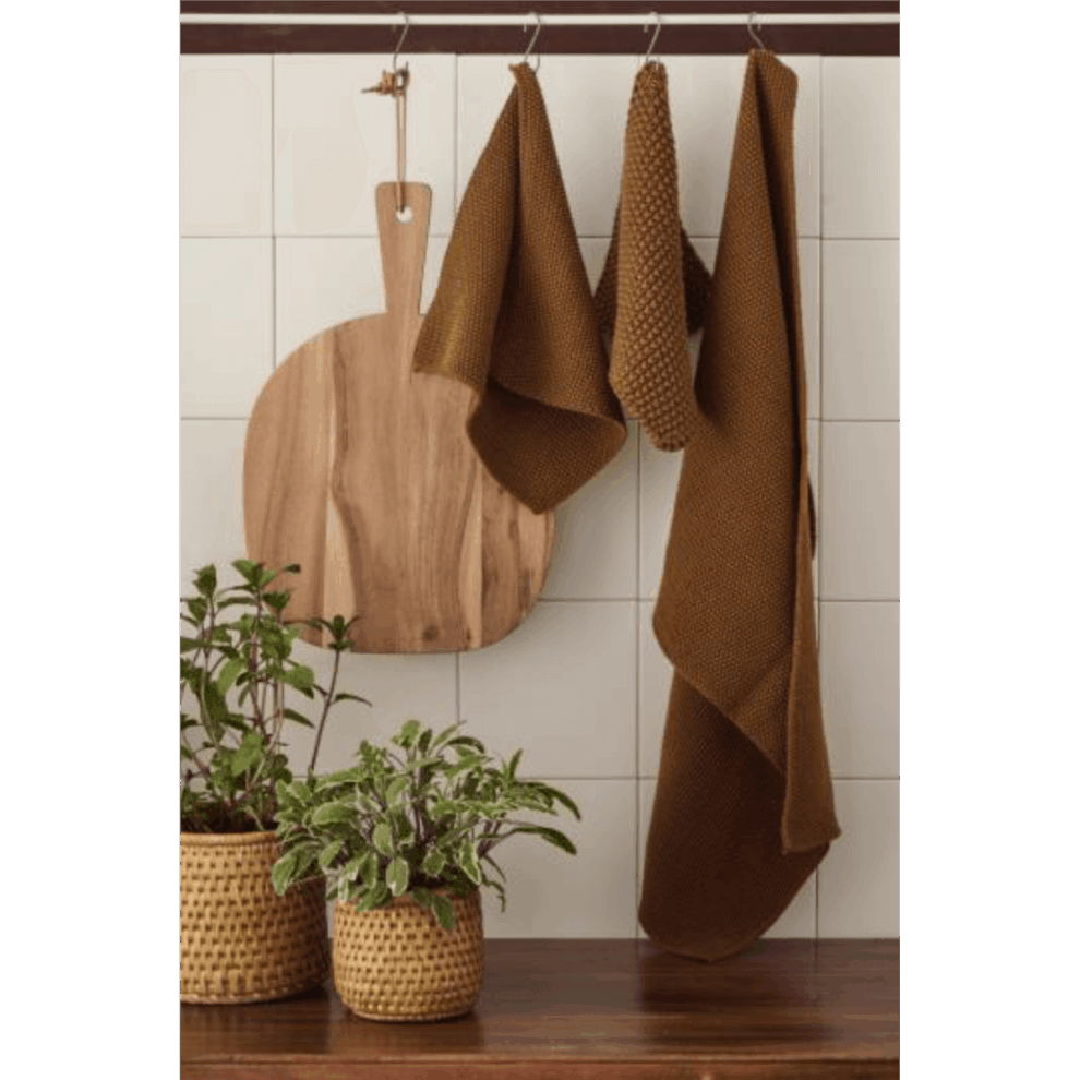 Borðtuska - koniak 25x25cm