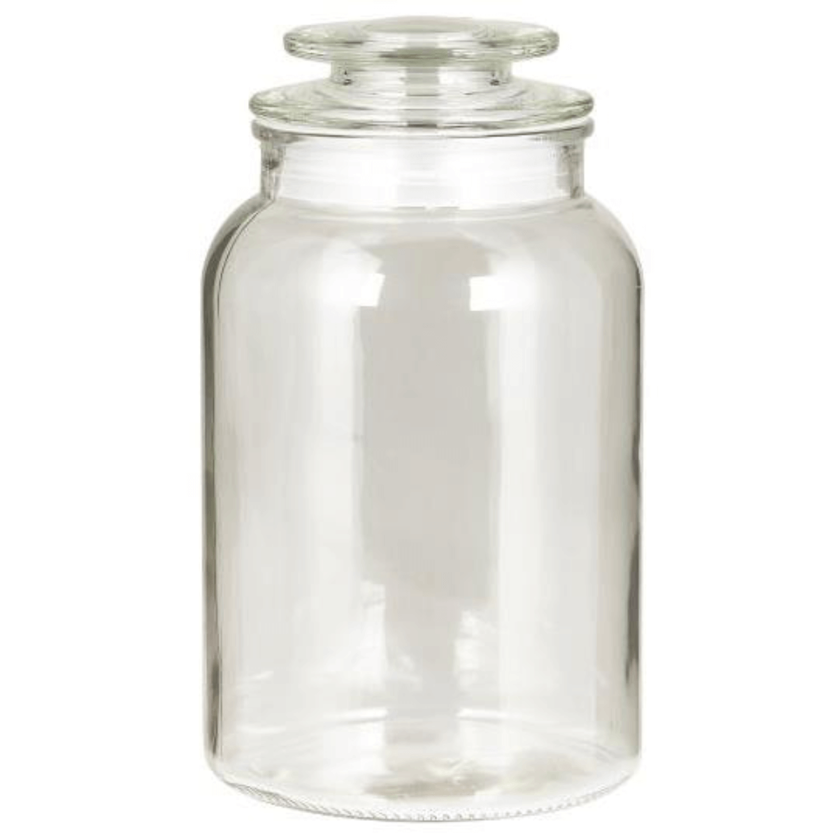 Glerkrukka með loki 1500ml