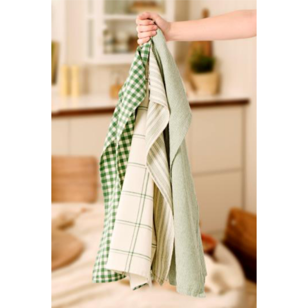 Billy viskustykki grænar rendur