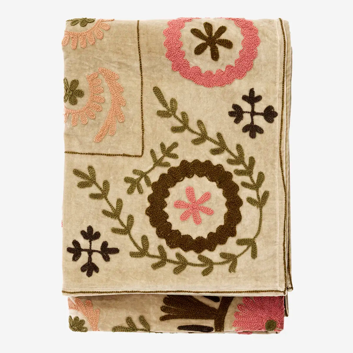 Suzani teppi beige