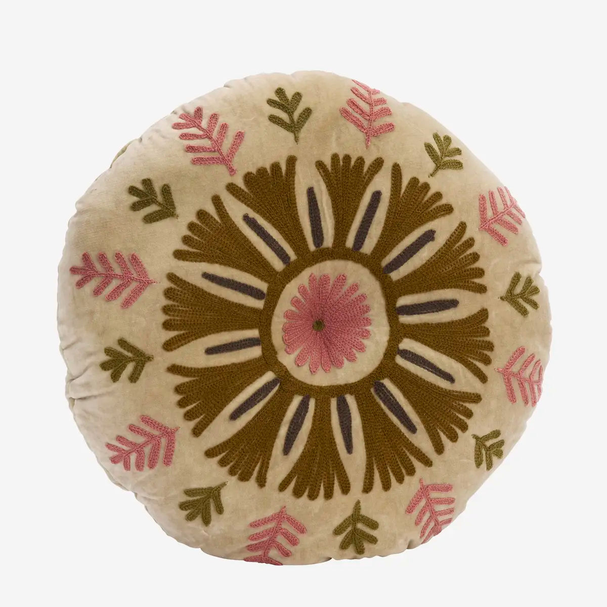Suzanpi round púði beige