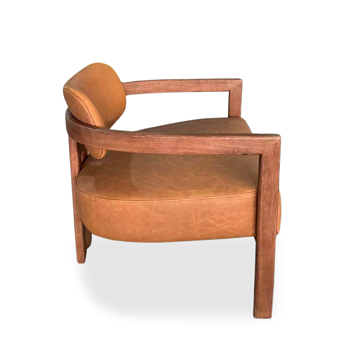Luisa hægindastóll leður cognac