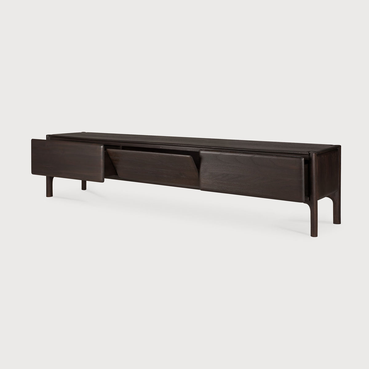 Pi sjónvarpsskenkur dark brown 242cm
