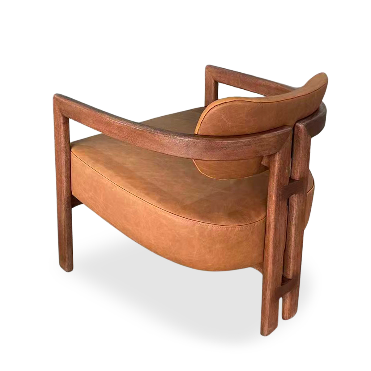 Luisa hægindastóll leður cognac