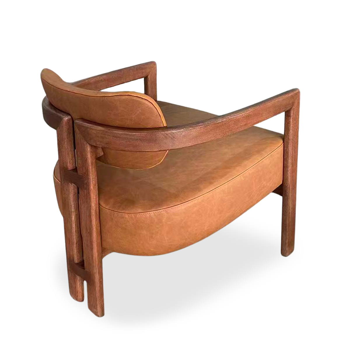 Luisa hægindastóll leður cognac