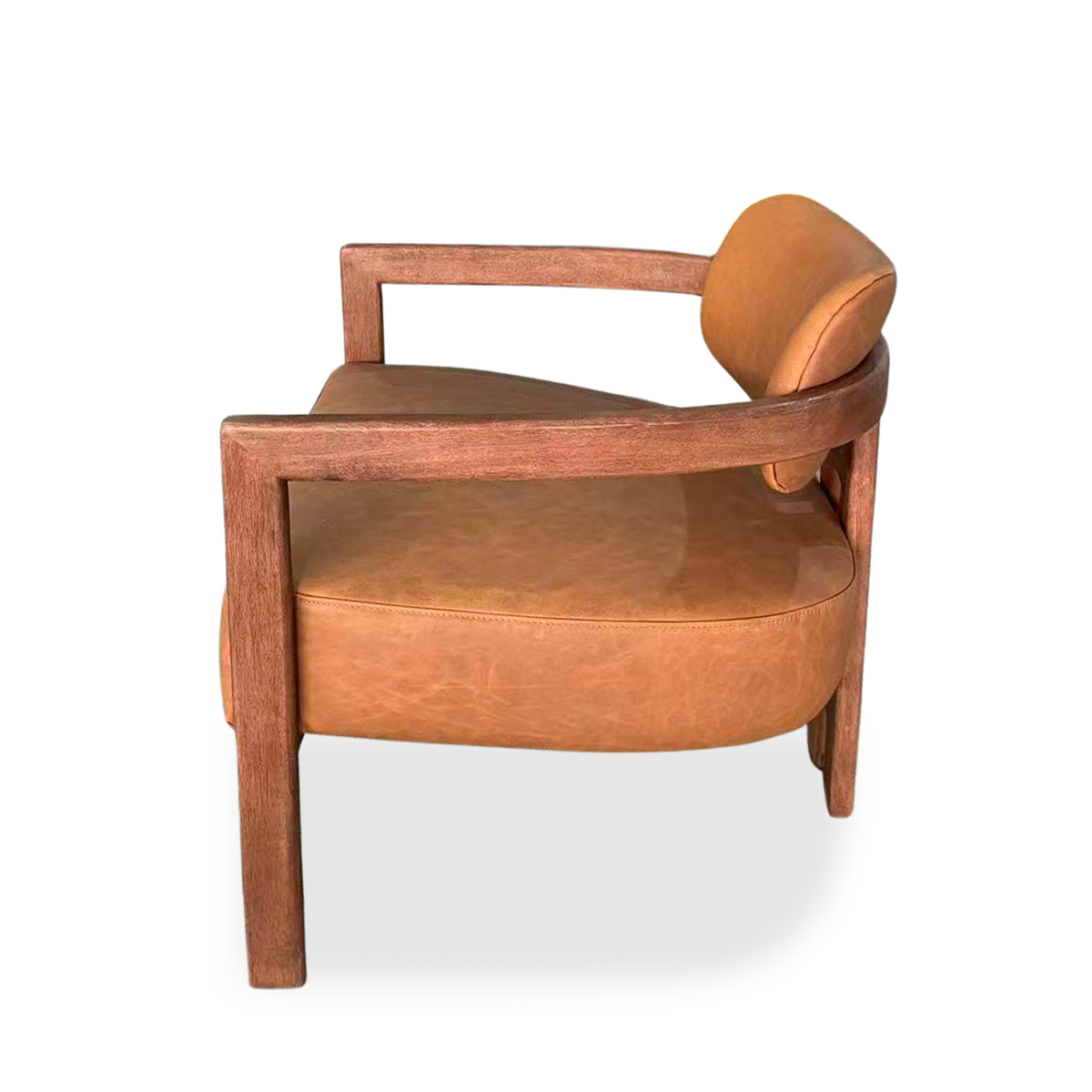 Luisa hægindastóll leður cognac