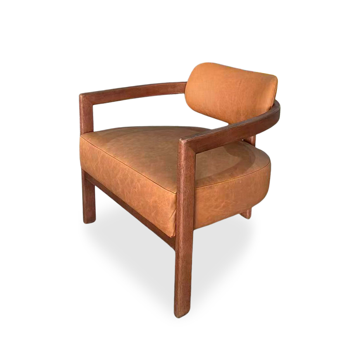 Luisa hægindastóll leður cognac