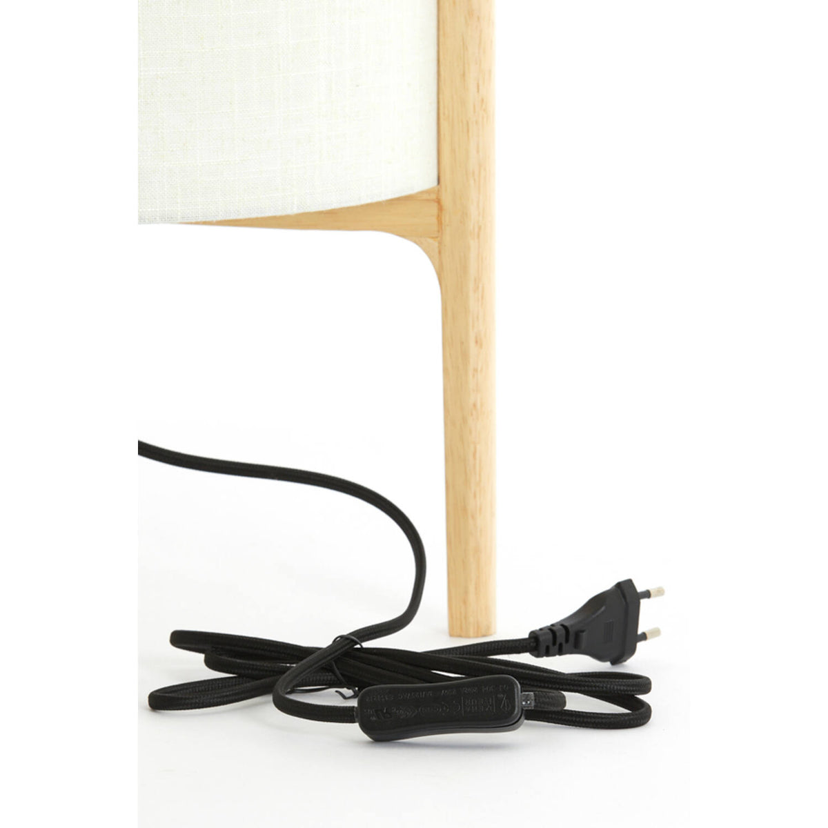 Litto borðlampi nat/wht Ø28x44 cm