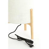 Litto borðlampi nat/wht Ø28x44 cm