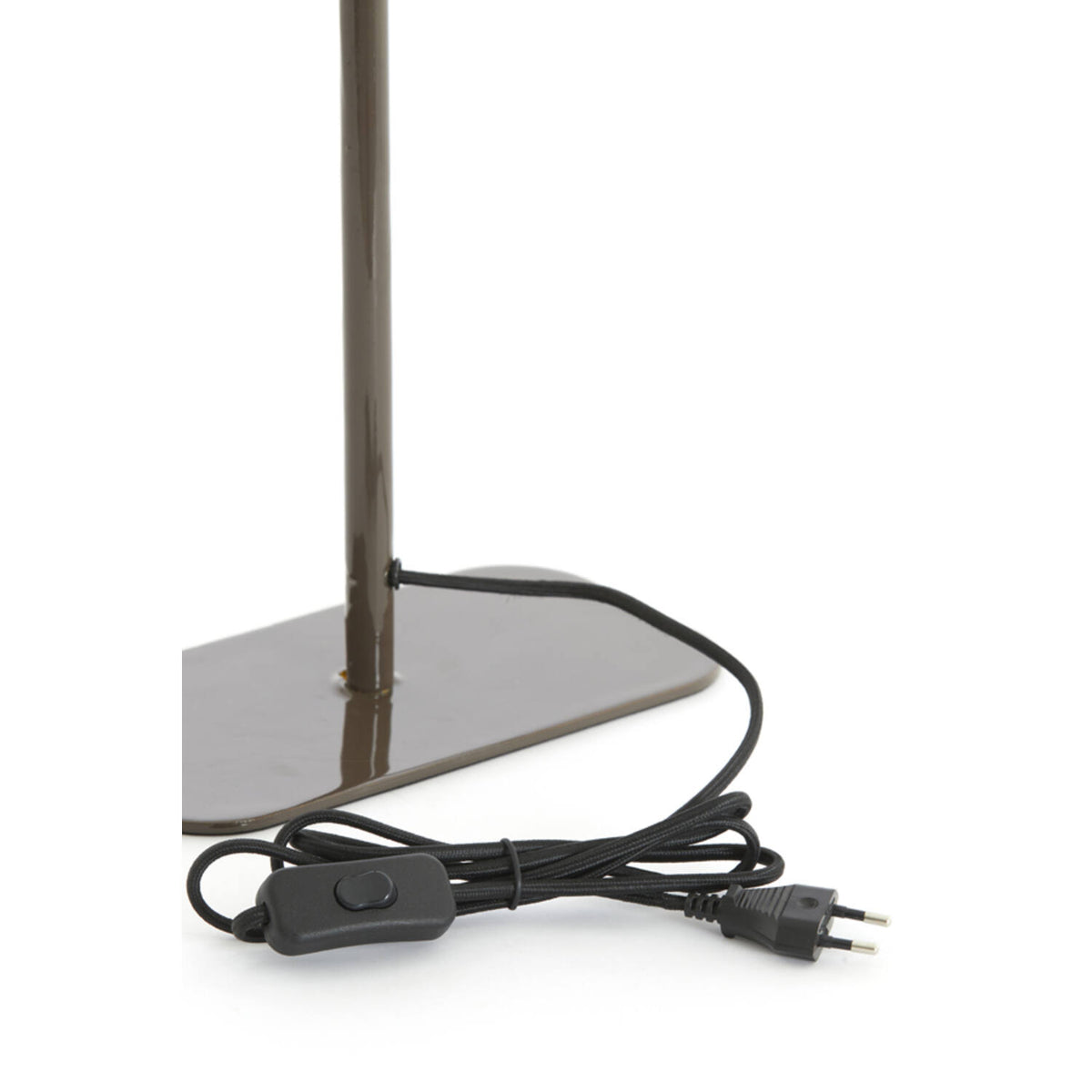 Elenie borðlampi dark brown 25x13x48 cm