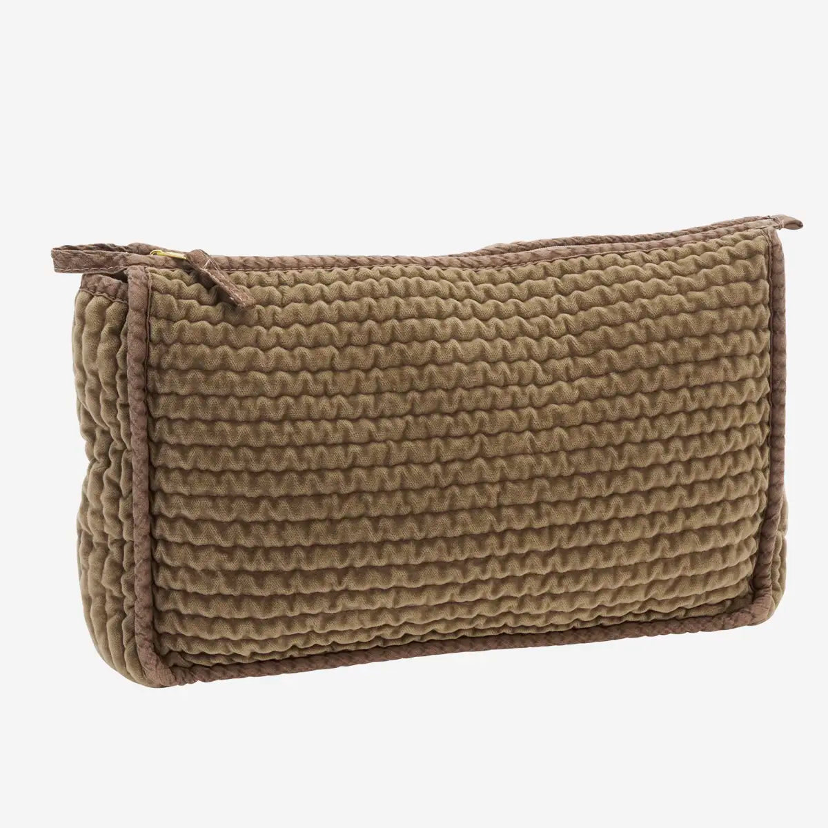 Madam quilted bag dark taupe