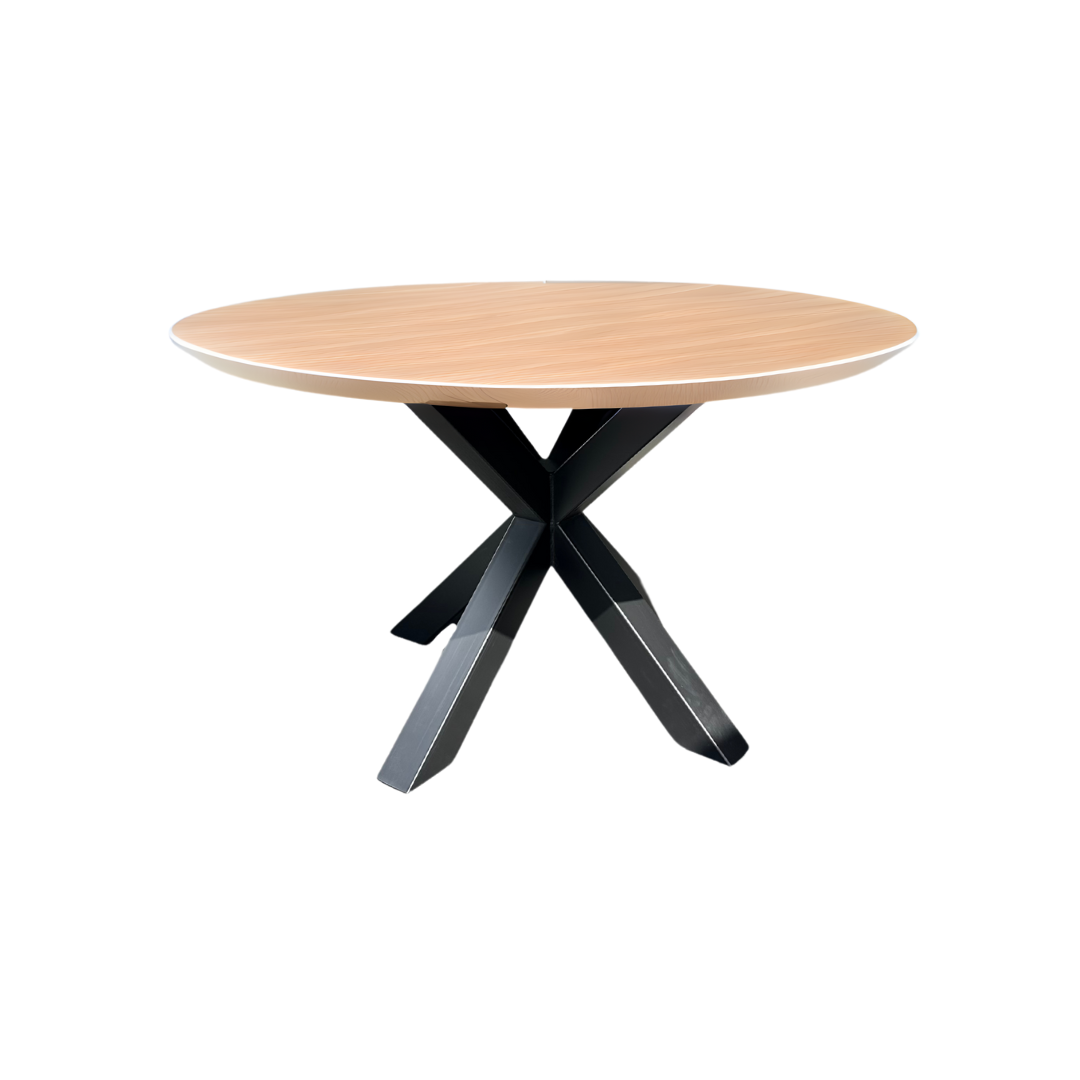 Borðstofuborð 130cm eik