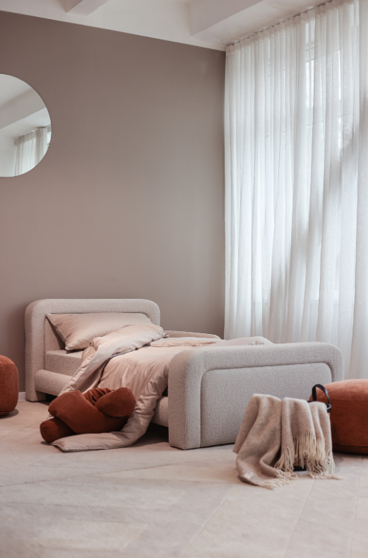 Natural Light rúm 90cm dýna - Beryl Rainy Day