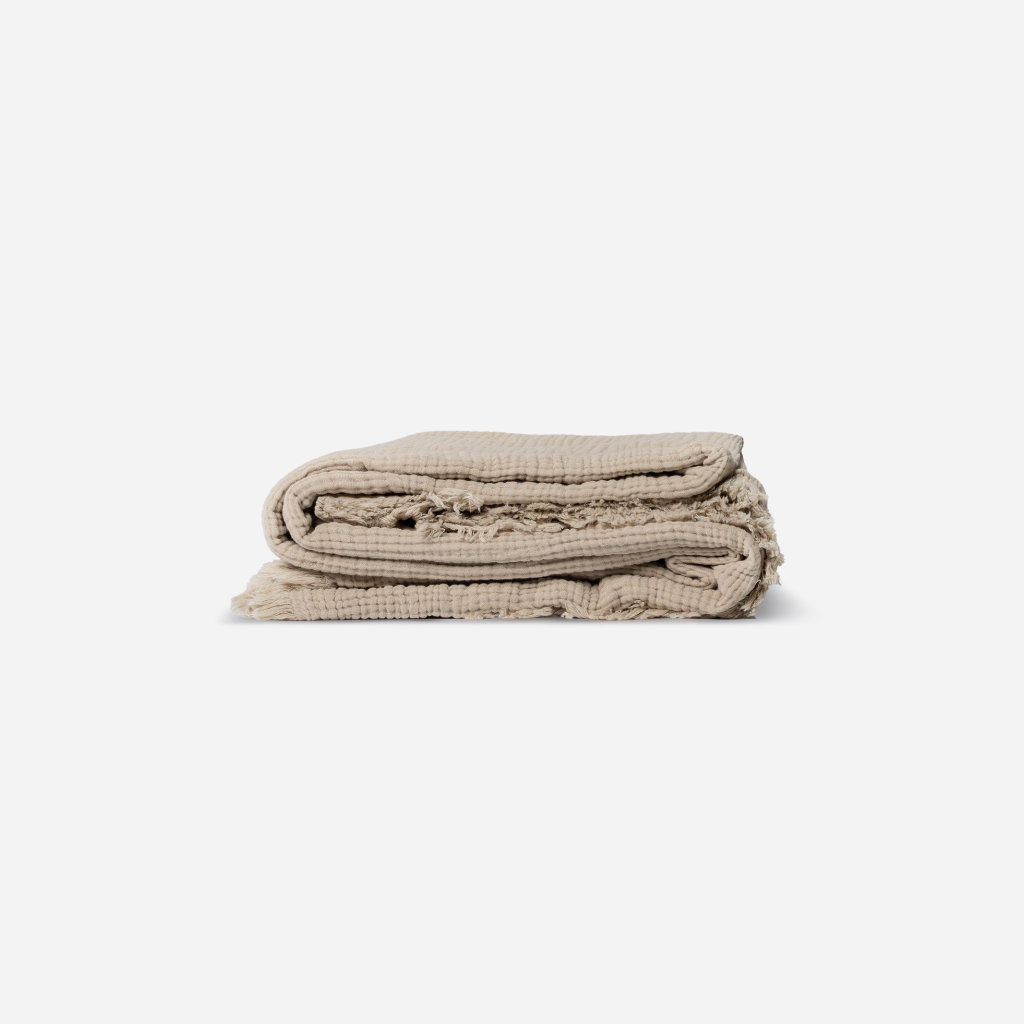Rúmteppi muslin golden chai 200x230cm