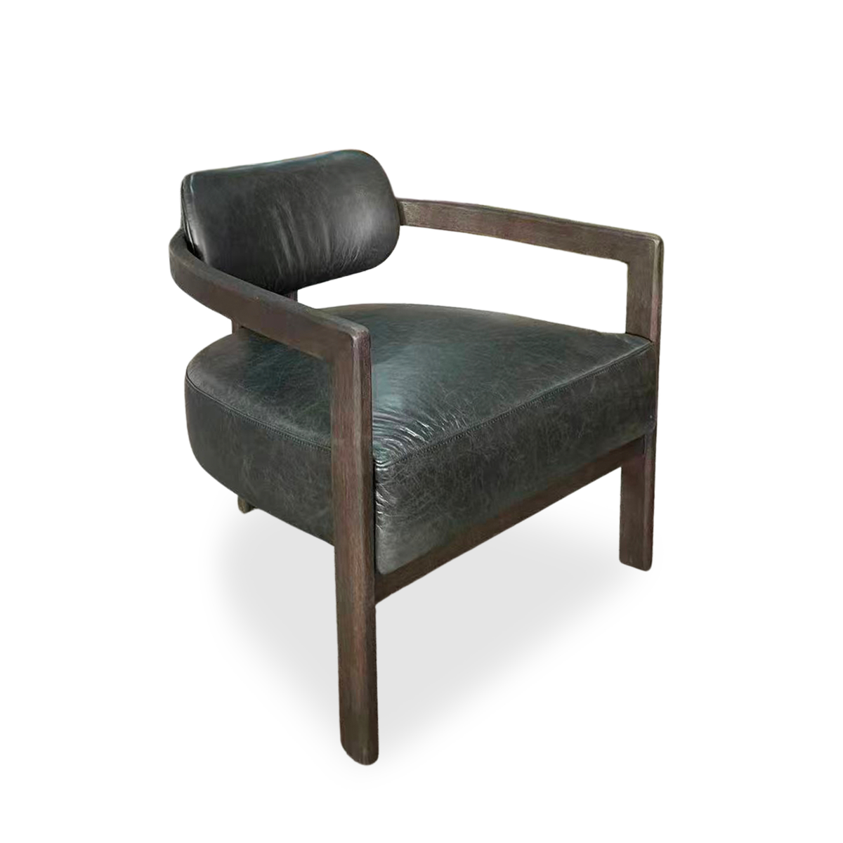 Luisa hægindastóll leður black