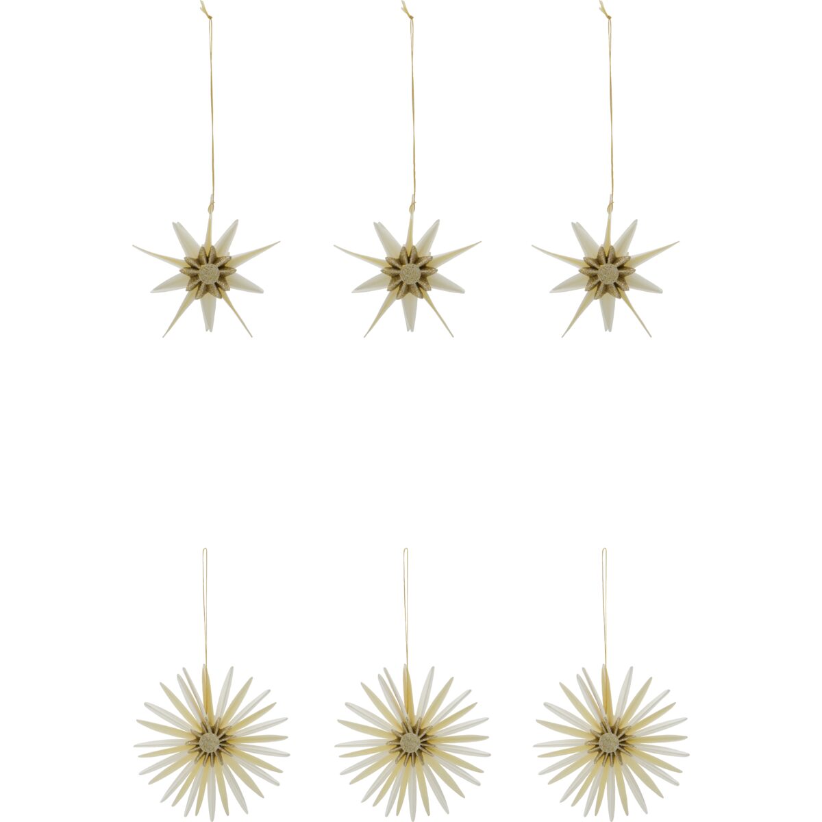 Stari jólatrésskraut krem 6stk