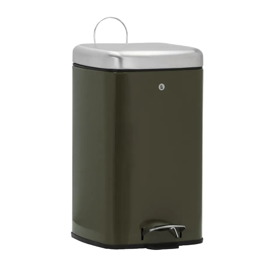 Sort ruslatunna deep green 20L