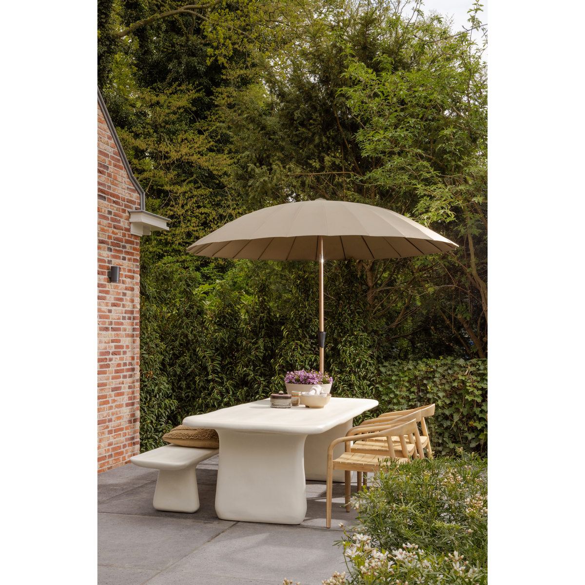 Loggia bekkur 227cm natural