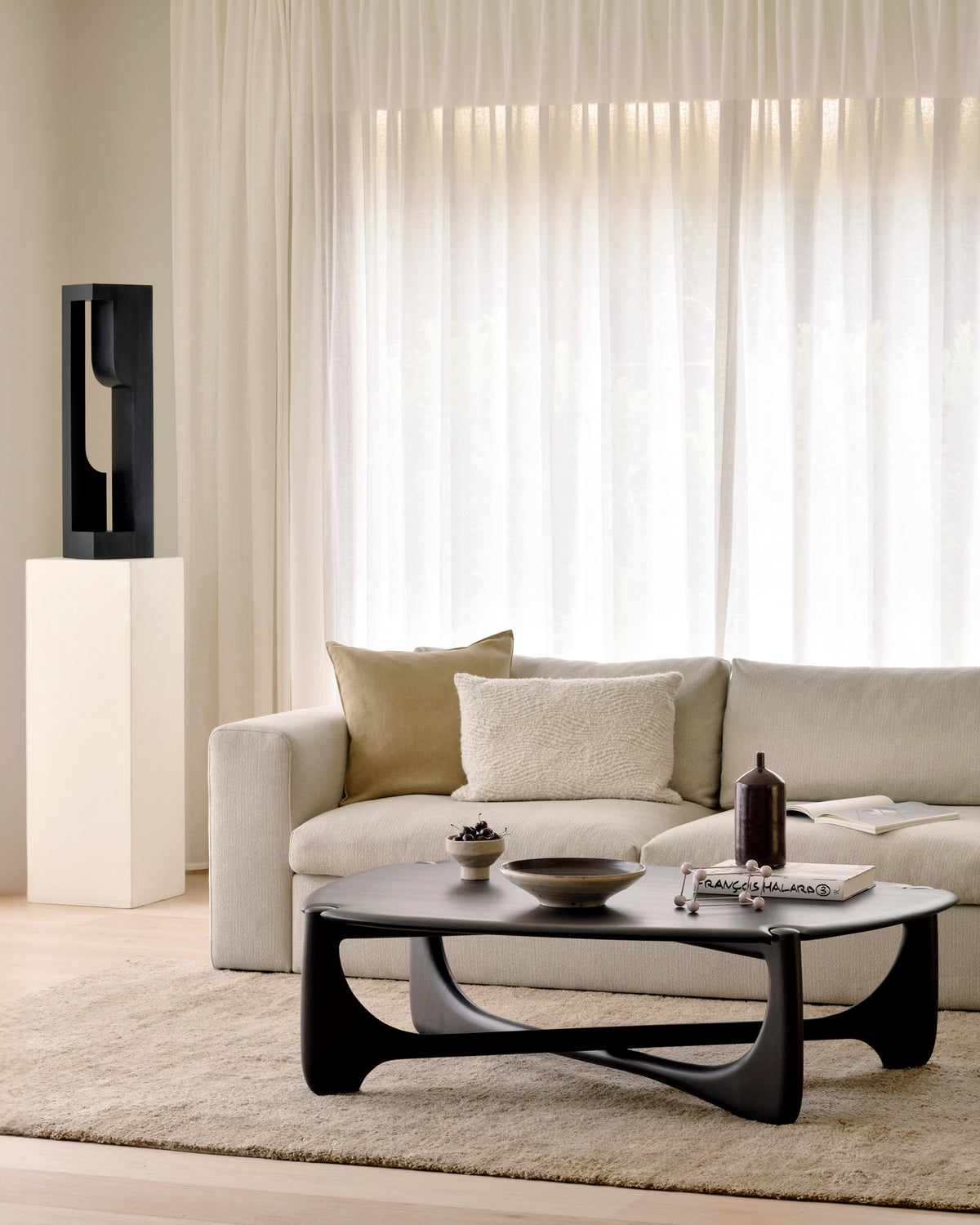 Mellow sófi 3 sæta off white