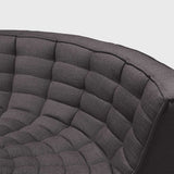 N701 sófi 90° horn dökkgrár