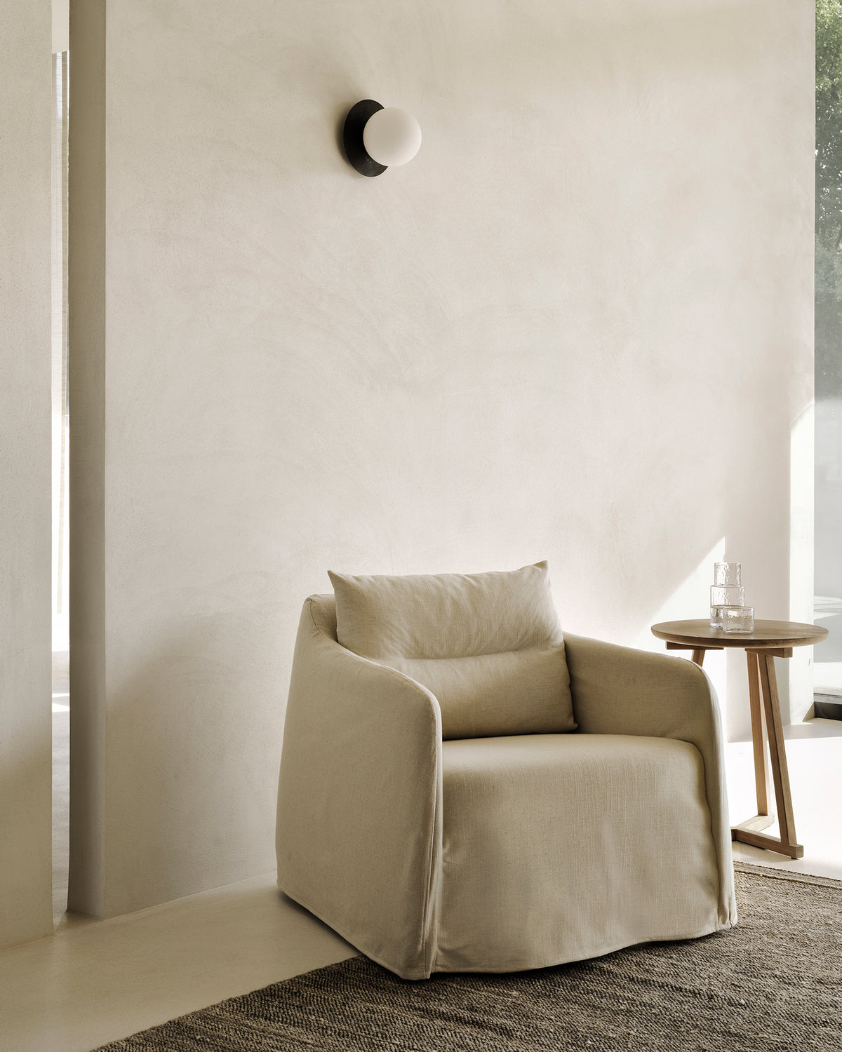 Weave hægindastóll bone