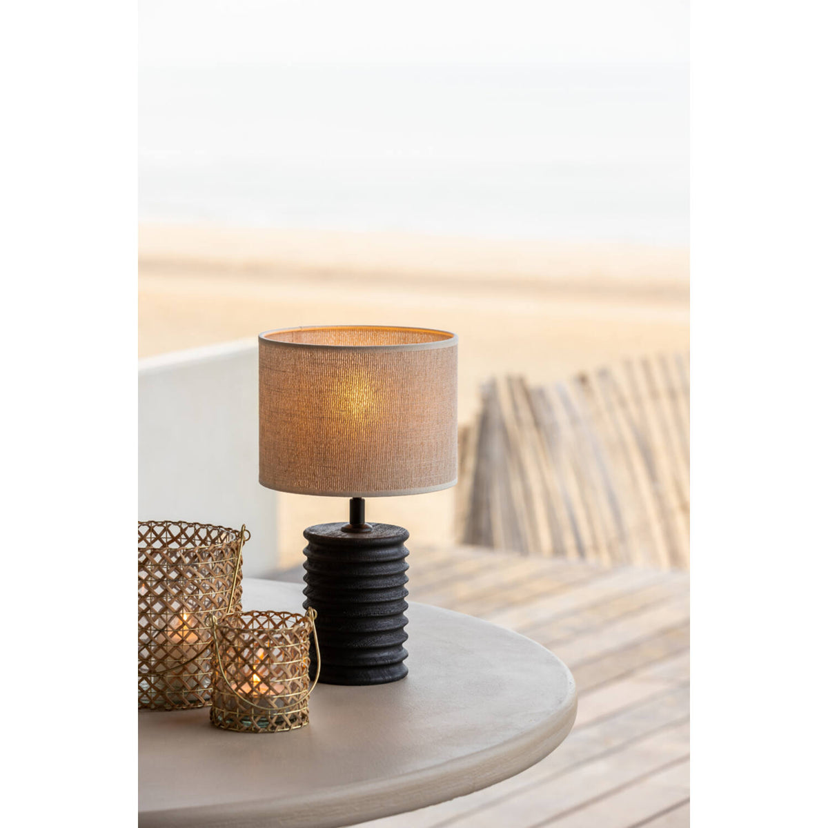 
            Shade cylinder 20-20-15 cm BRESKA pearl white