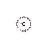 Branfo shade cylinder 25-25-27 cm dark brown