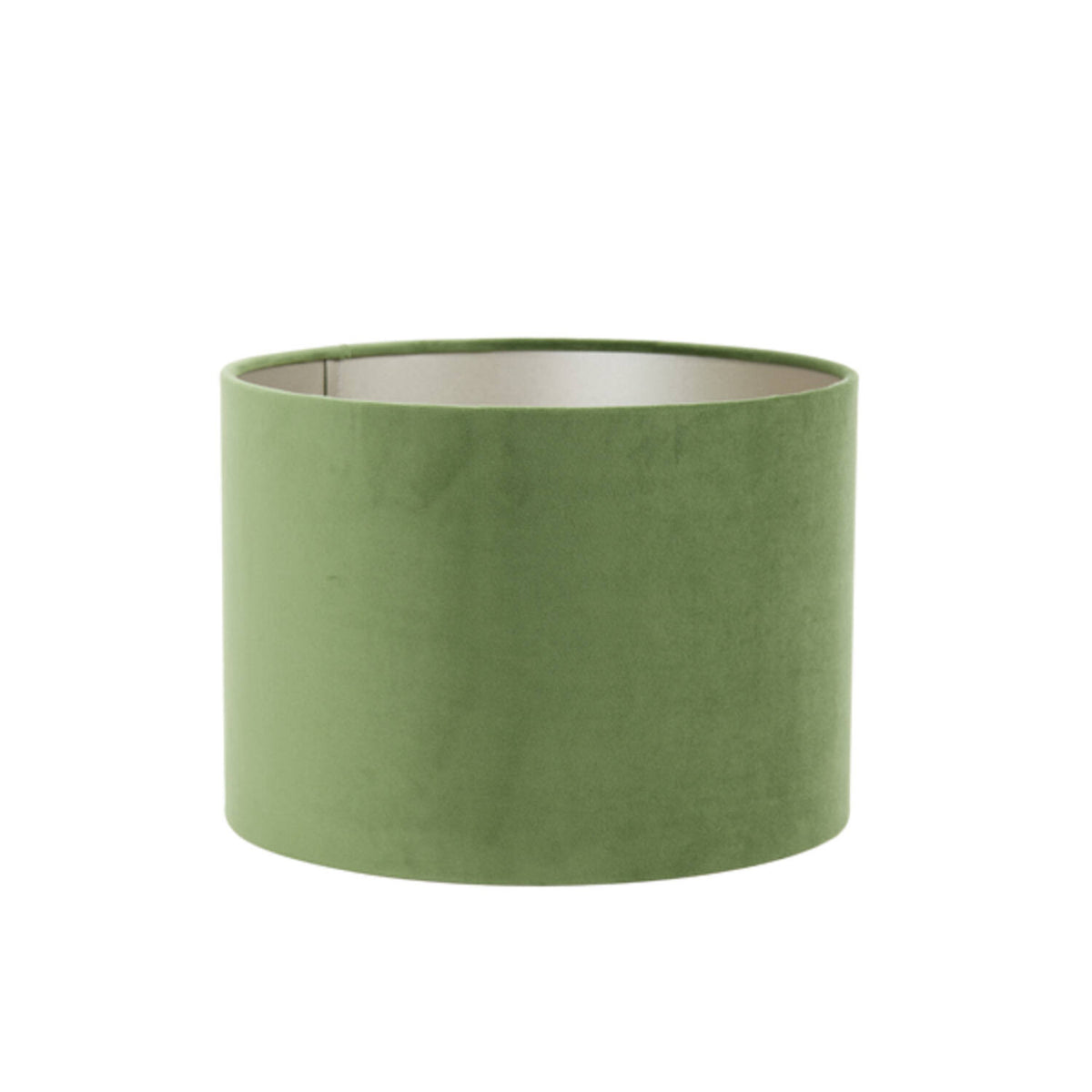 Shade cylinder 30-30-21 cm VELOURS dusty green