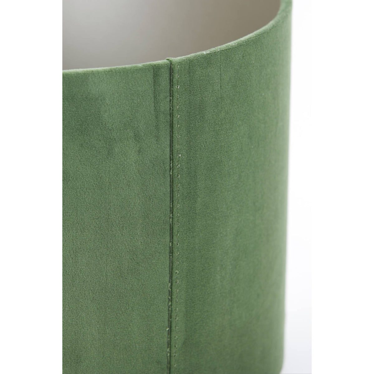 Shade cylinder 30-30-21 cm VELOURS dusty green