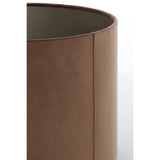 Shade cylinder 30-30-21 cm VELOURS chocolate brown