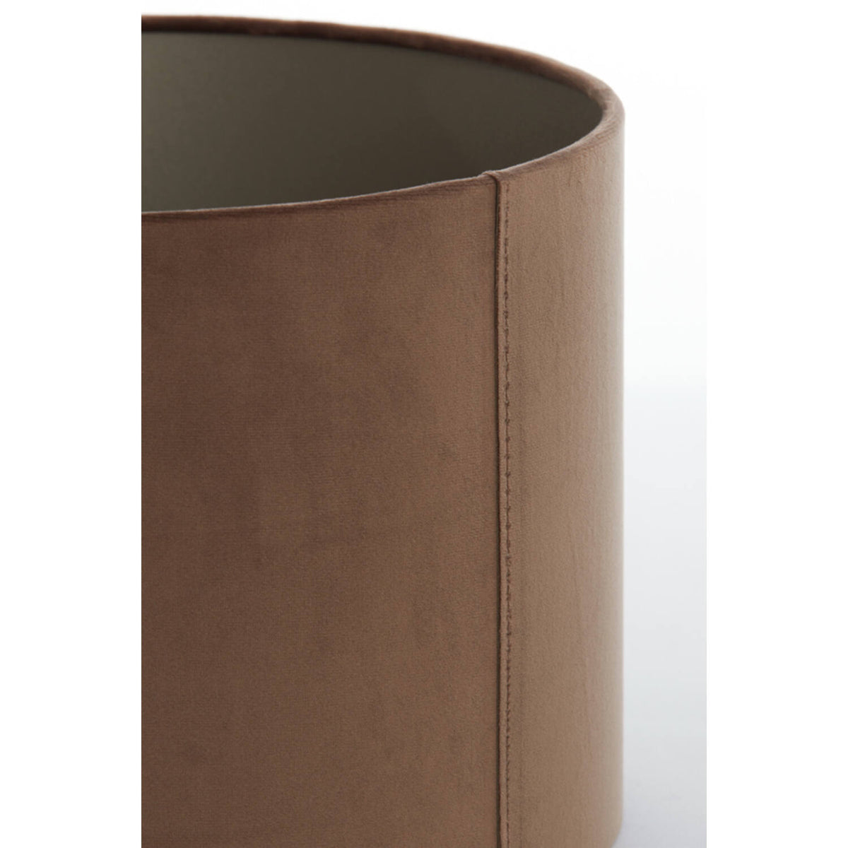 
            Shade cylinder 30-30-21 cm VELOURS chocolate brown