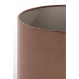 Shade cylinder 30-30-21 cm VELOURS chocolate brown