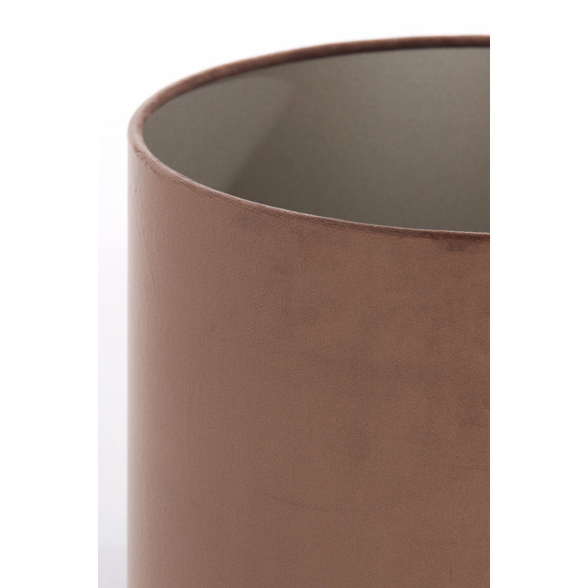 
            Shade cylinder 30-30-21 cm VELOURS chocolate brown