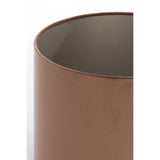 Shade cylinder 30-30-21 cm VELOURS chocolate brown