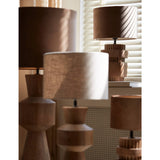 Shade cylinder 30-30-21 cm VELOURS chocolate brown