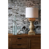 Shade cylinder 30-30-21 cm LIVIGNO egg white