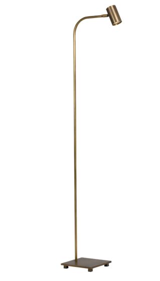 Tubino gólflampi dark brass