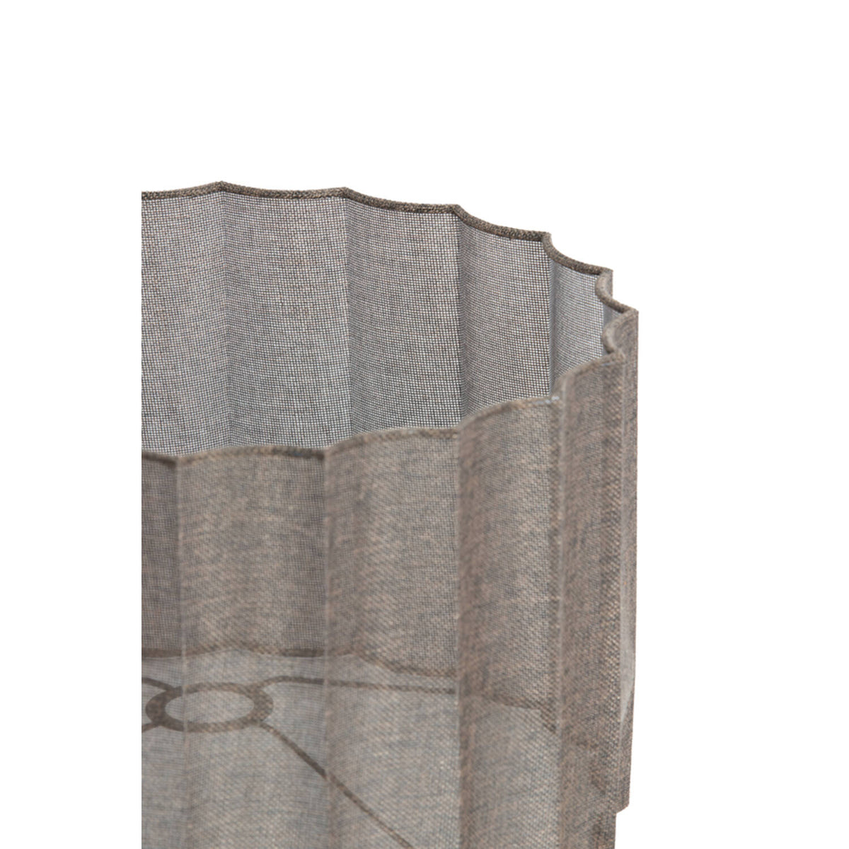 Shade cylinder 35-35-22 cm DISLI linen brown
