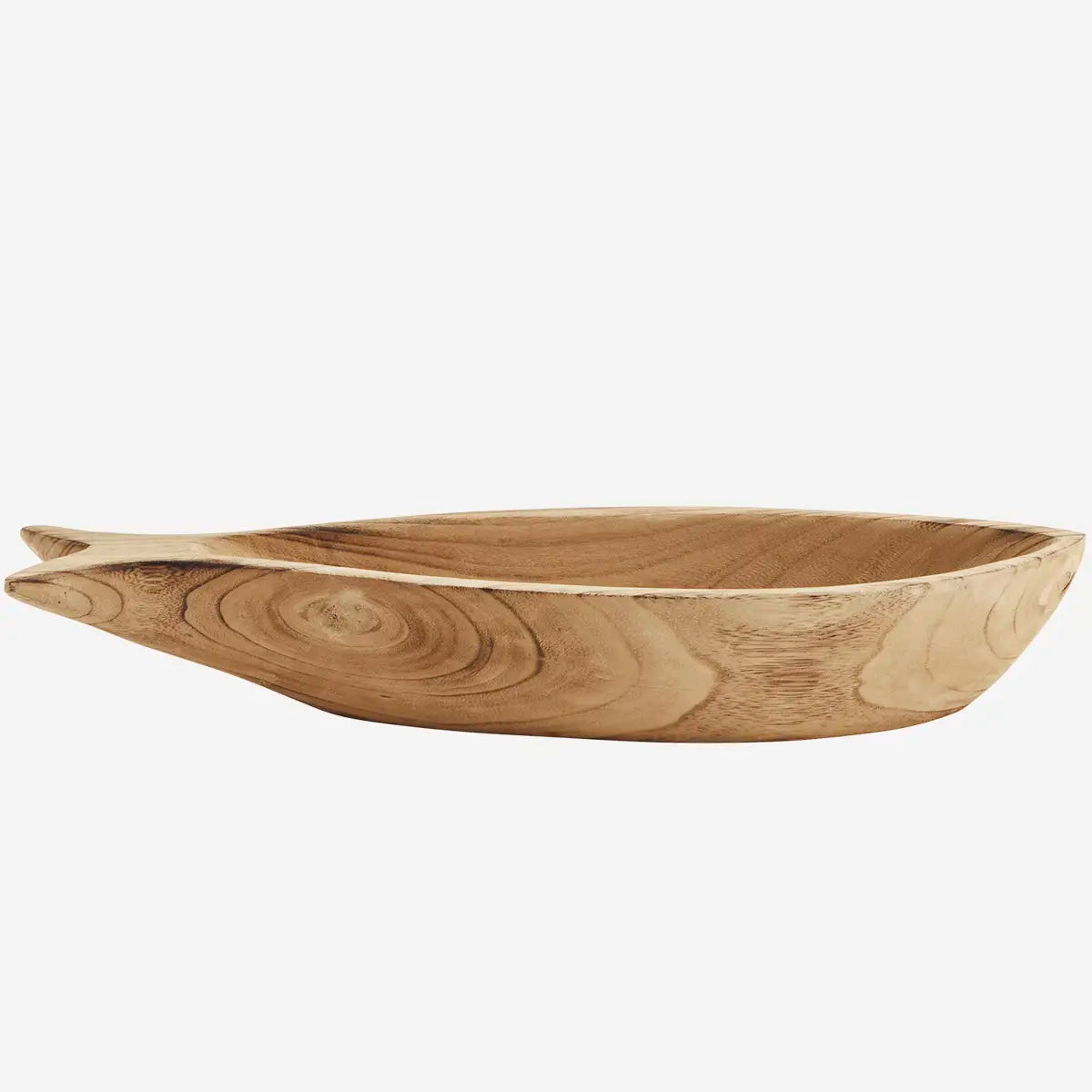 Deep wooden fish tray
