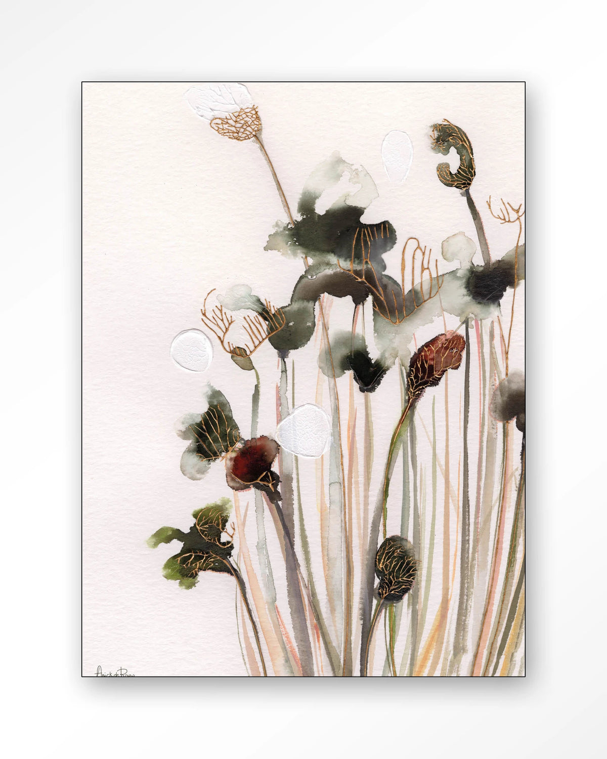 Pastel flowers 2 veggmynd 110x145cm