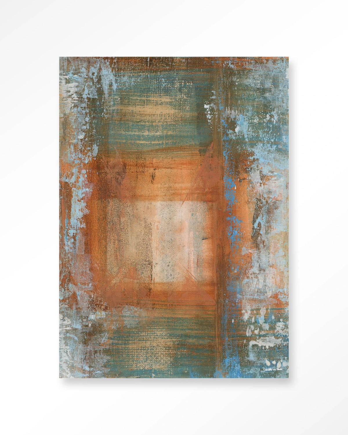 Blue Ocker 1 110x145cm
